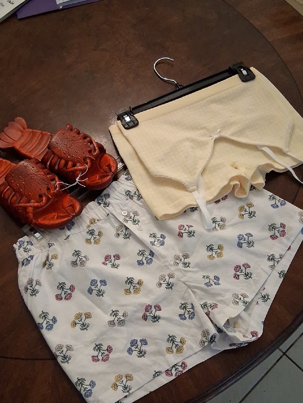 *NEW* Floral Cotton Shorts and Yellow Set